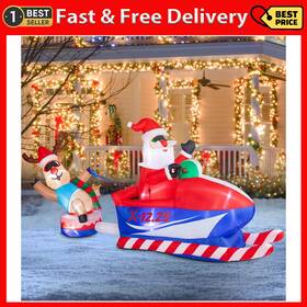 Wonder Garden 744110432145 8.5 Ft Christmas Inflatables Outdoor Decorations Funny Sa