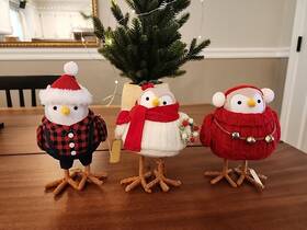 Wondershop 042738029335 Set Of 3 2021 Lyric Glee Clef Christmas Bird Target Featherly Friends