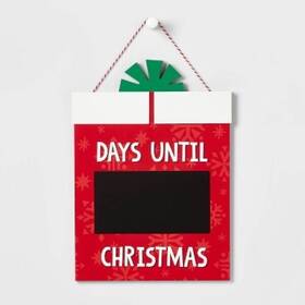 051127425 Wondershop Wooden Countdown To Christmas Calendar New