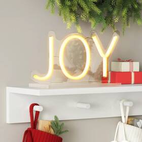Wondershop 198101854674 New Target 10.7 Inch X 5.51 Christmas Joy Neon Acrylic Stand