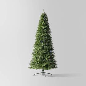 93179217 Wondershop 9ft Pre-lit Led Alberta Spruce Artificial Christmas Tree With Color