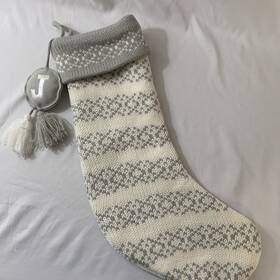 Wondershop Target 191908598239 Monogram Letter Inch J Knit Christmas Stocking 18