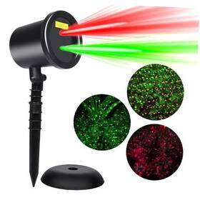 Ml-rs151 Wstechco Christmas Laser Lights Projector Outdoor Red And Green Star Spread Waterproof