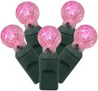 X6g9510 Vickerman Pink Led Berry Single Mold String Lights 749757347210