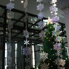 Xe2e141348skvcc5274 Tinksky Hologram Glitter Snowflake Hanging Bunting Xmas Banner 888566218028
