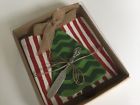 21314 Xhd Mud Pie Ceramic Christmas Tree Cheese Tray Set Jolly