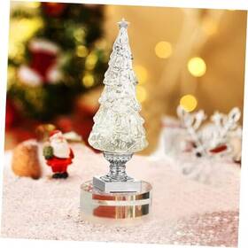 Hctsct008 Xiangyi Swirling Glitter Christmas 1pc Colorful Lighted And Warm Light Tree