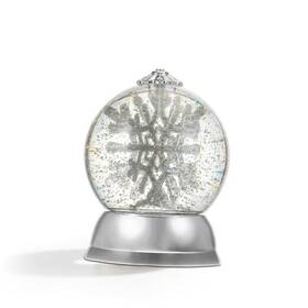 Hctssb007 Xiangyi Snow Globe 6.5 Inch Christmas Globes With Swirling Glitter Battery
