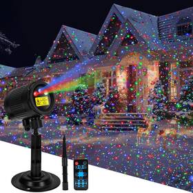 Yong-dahuo-us7.22 Xikec Laser Christmas Projector Lights Outdoor Garden Yard Moving Firefly