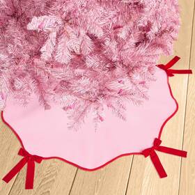 Xo Fetti 810148833633 Pink Christmas Tree Skirt 36 Holiday Bow Decorations Merry Xmas Party
