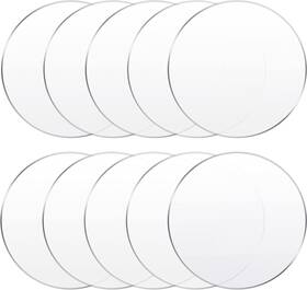 Sheet-02 Yalikop 10 Pcs 6 Inch Acrylic Blanks Ornament Round Clear Christmas Disc