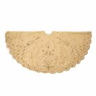 Yamin1316 Kurt Adler Gold Polyester Christmas Tree Skirt With 773822198612