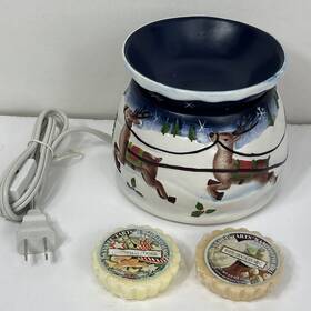 Yankee Candle 400888382876 Holder Santa Claus Reindeer Tart Wax Melt Christmas Cookie Choco