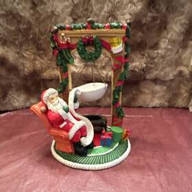 Hic801 Yankee Candle Santa Claus Ceramic Holder Christmas Wax Potpourri Burner
