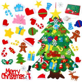 Cht-2 Ycoisini Felt Christmas Tree For Toddlers 3.2ft My First Kids 34