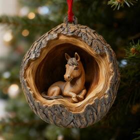P666 Yeopopshop Horse Ornament 2025 - Ornaments For Christmas Tree Hugging