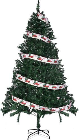 Yescom 079902229185 6ft Artificial Christmas Tree Green Hinged With 670 Branch Tips