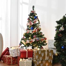 60xma032-4ftct-04 Yescom Christmas Tree Artificial 4ft Folded Hinged 200 Branch Tips Party D Cor