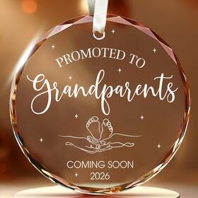 5216 Yidaji Ornament Christmas Grandparents Gifts - Promoted To 2026