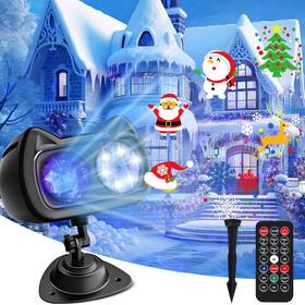 Yoyonacy 792288333740 Christmas Projector Lights Outdoor - Holiday Waterpr