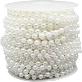 Yrhrol 726084826175 82feet/25meter Length Christmas Bead Garland Faux Pearl Beads Chain Tr
