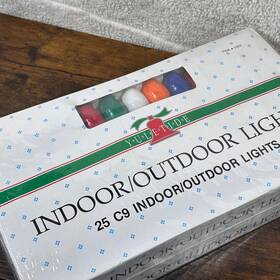 17517 Yuletide Two Boxes Vintage New 25 C9 Indoor Outdoor Christmas Lights Multi Color