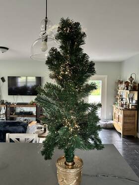 Yuletide Traditions 012495485903 Vintage 2001 Fiber Optic Christmas Tree 4 Ft Continuous Changing Lights Holiday