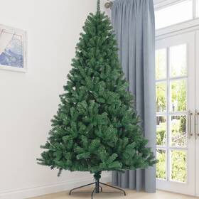 W49889737 Yunomebuy 6ft/7.5ft/8ft Feet Unlit Artificial Christmas Pine Tree With Sturdy Mental Legs
