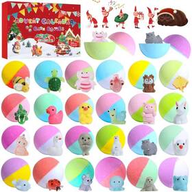 Yxwomenxy 738265187999 Advent Calendar 2025 Bath Bombs For Kids Christmas With 24 A