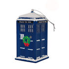 Zdw1163nc Doctor Who Tardis With Wreath Blow Mold Christmas 849781047282