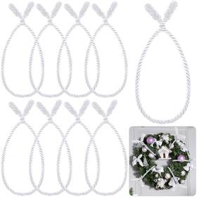 B0b9xpqx3t Zhengmy 8x 20 Inch White Christmas Garland Twist Ties For Tree Wreath Decoration