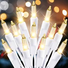 Zhuhai Fuyu Lighting Co Ltd 744110436020 Christmas Lights Clear White 70 Count Incandescent Light Ul Certified Connectabl