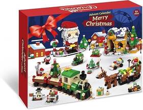 21150 Zizz Toys Advent Calendar Christmas Building Block Set 24 Days Countdown