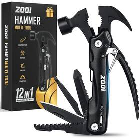 Jp-bk-98 Zooi Stocking Stuffers For Men 12 In 1 Hammer Multitool Christmas Mens Gifts