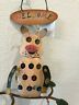 Zr6879-04 Zaer Hanging Welcome Pig Decor With In Planter Great Gift