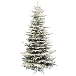 Vickerman 102" Plastic Sierra Fir Slim Artificial Christmas Tree In White. Fixed Price $495.24.