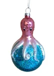 December Diamonds 05-05098 Octopus 4.5" Glass Christmas Ornament Coastal Sea. Fixed Price $19.98.