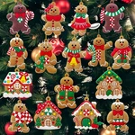 Gxggus 16 Pcs Gingerbread Man Ornaments For Christmas. Fixed Price $15.05.