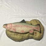 Wal-mart Battery Operated Animated Talking Fish Wall Plaque Model 36141. Fixed Price $19.99.