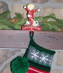 Midwest Engelbreit Love Christmas Cast Iron Stocking Holder Hanger. Fixed Price $89.95.