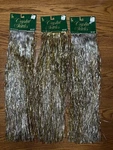 Vtg 80S Christmas National Rennoc Crystal Icicles Tinsel Silver Gold Santas Best. Fixed Price $22.00.