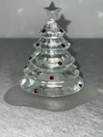 Belk Decorative Crystal Christmas Tree Red Gem Accents Holiday With Box. Fixed Price $20.21.