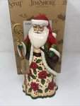 Enesco Jim Shore - 10 Santa With Poinsettias Christmas Figurine, 6009684, New. Fixed Price $59.99.