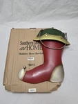 Christmas Southern Living At Home Santa Boot Door Bucket Metal 70073 With Box. Fixed Price $13.00.
