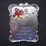 New Mini Plaque/ornament "grandma Blessed To Have You My Life", From Ganz. Fixed Price $5.95.