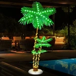 Pinpon 6FT Led Illuminated Palm Tree Outdoor/indoor Waterproof Fake. Fixed Price $125.98.