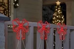 Home Accents 10" Twinkling Led Red Bows 3 Pack New. Fixed Price $29.99.