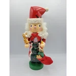 Traditional Nutcracker Santa's Helper Hand Painted Christmas Decor 12"N11. Fixed Price $40.01.