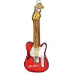 Old World Christmas Glass Ornament, The Rolling Stones Guitar, W/ Owc Gift Box. Fixed Price $16.57.
