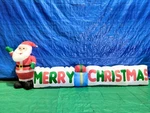 9' Gemmy Airblown Inflatable Santa Claus W/ Merry Christmas Sign B667 - 118381. Fixed Price $34.95.